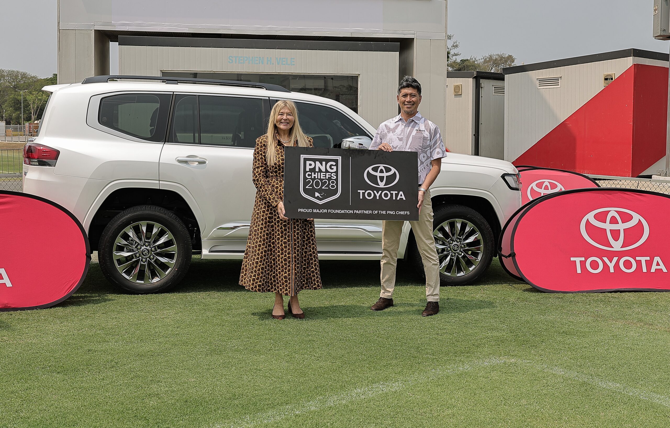 Toyota Tsusho (PNG) Limited powering the PNG Chiefs as its official automotive partner